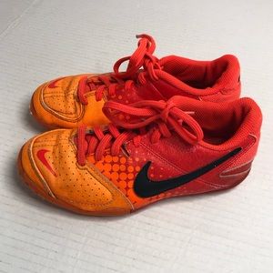 Nike Shoes 1.5Y Jr Solar Red & Orange Youth Soccer 415129-608